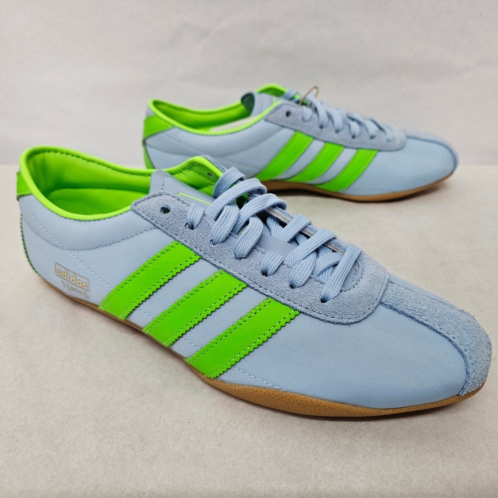 Adidas Tokyo Retro Sneakers JQ0582 Clear Sky Solar‎ Green Gum Women's Size 8.5